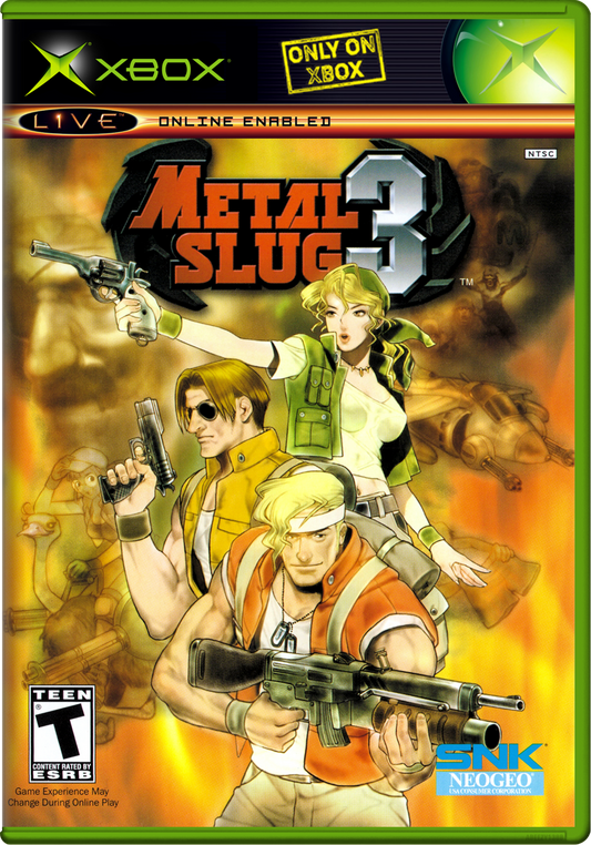 Metal Slug 3 (Usa, Japan) Xbox Print Poster