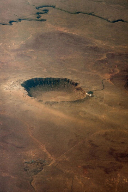 Meteor Crater In Arizona Largest Meteor Crater Wall Home Decor Jigsaw Puzzle