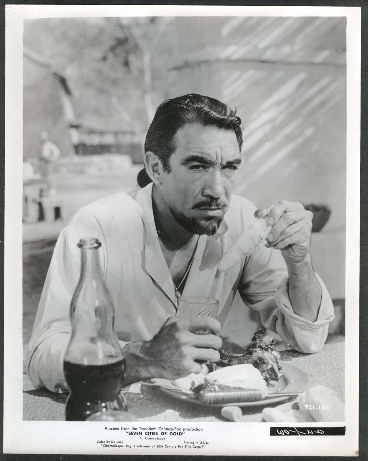 Mexican American Actor Anthony Quinn Classic Retro Photo 300 Piece Jigsaw Puzzle
