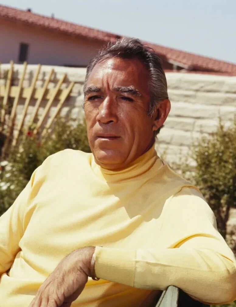 Mexican American Actor Anthony Quinn Vintage Picture Photo