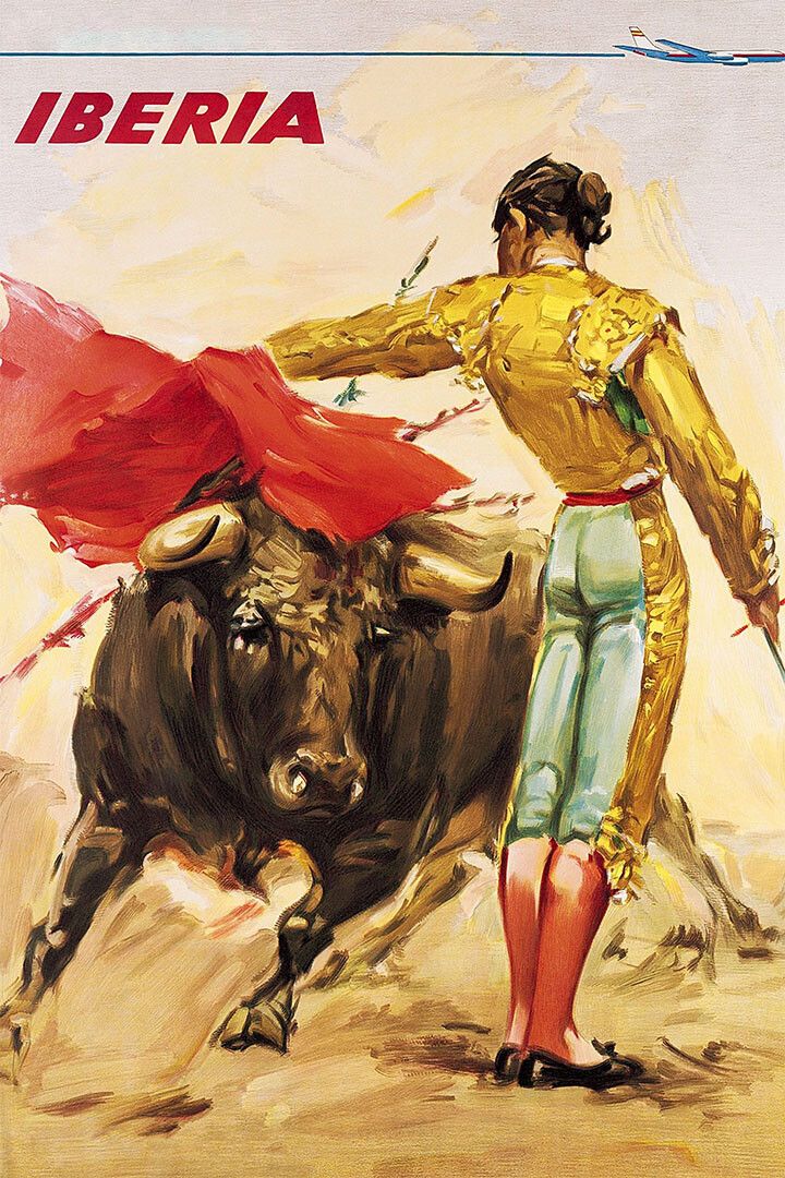 Mexico Bull Fighter Bull Fighting Oil Paint Portre Jigsaw Puzzle