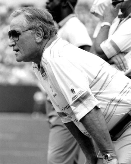 Miami Dolphins Coach Don Shula Glossy Keychain Nfl Football Print Hof 97