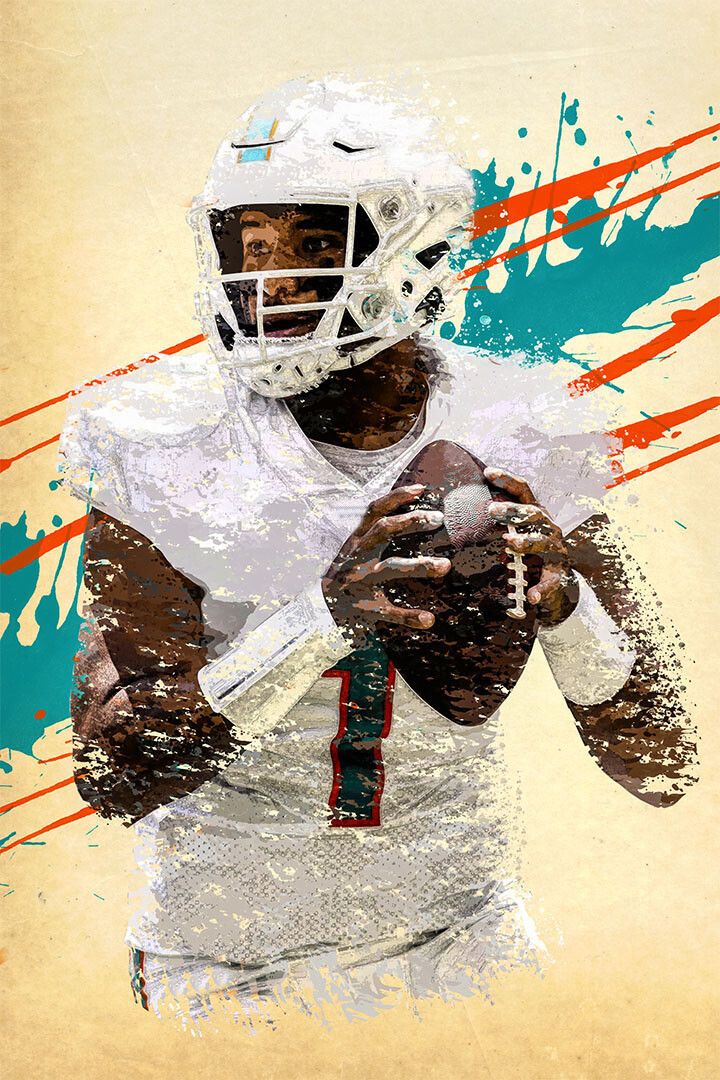 Miami Dolphins Tua Tagovailoa American Football Player Jigsaw Puzzle