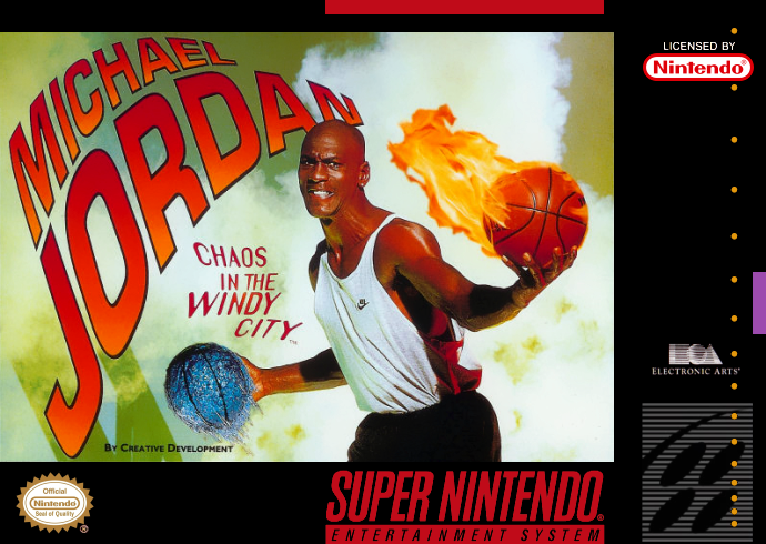 Michael Jordan Chaos In The Windy City (Usa) Snes Print Poster
