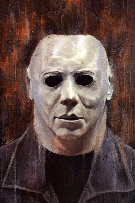 Michael Myers Masked Figure 3421 Print Poster