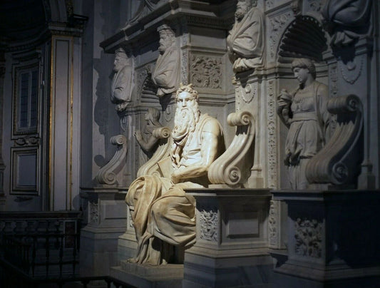 Michelangelo'S Moses Rome Italy Basilica San Petro Inc Poster Picture Photo