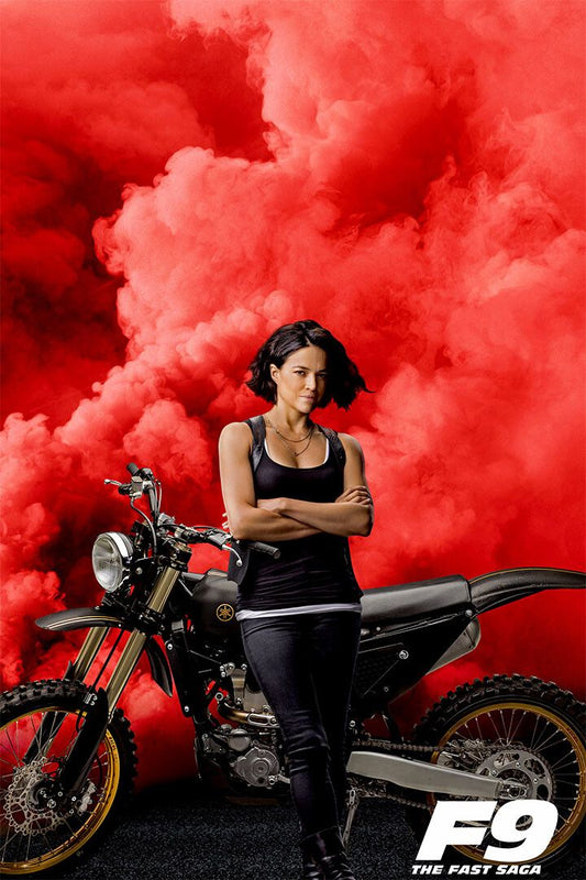 Michelle Rodriguez Fast And Furious 9 Movie Painting Jigsaw Puzzle