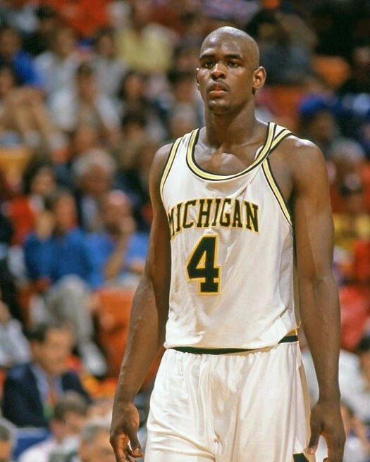 Michigan Wolverines Chris Webber Glossy Keychain Basketball Keychain