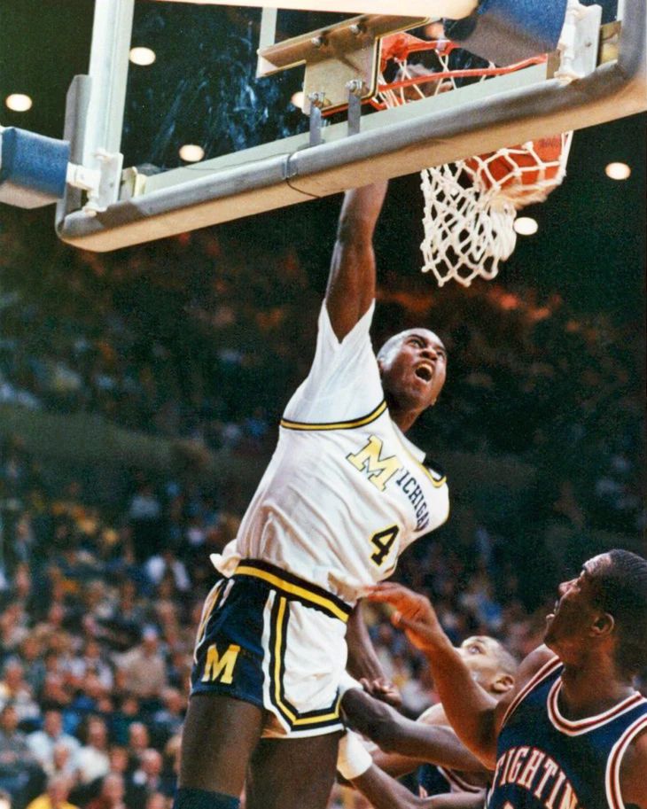 Michigan Wolverines Glen Rice Glossy Keychain Basketball Keychain