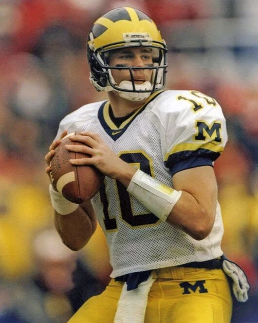 Michigan Wolverines Tom Brady Glossy Photo College Football Print Poster 2