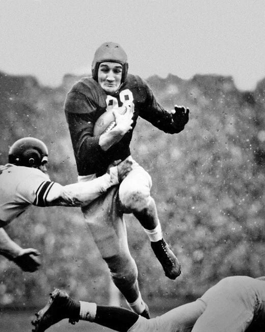 Michigan Wolverines Tom Harmon Glossy Keychain Print College Keychain