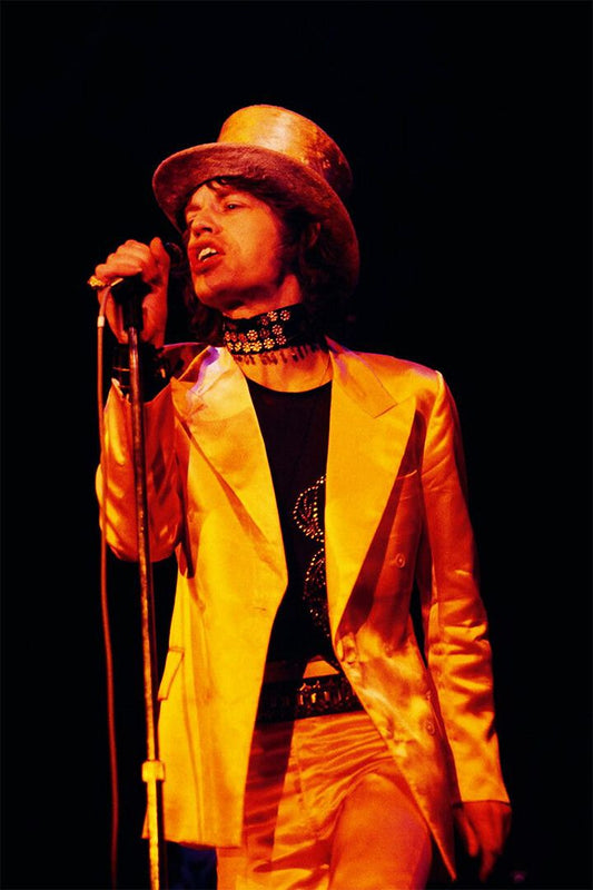 Mick Jagger On Stage Creator Filmmaker Print Jigsaw Puzzle