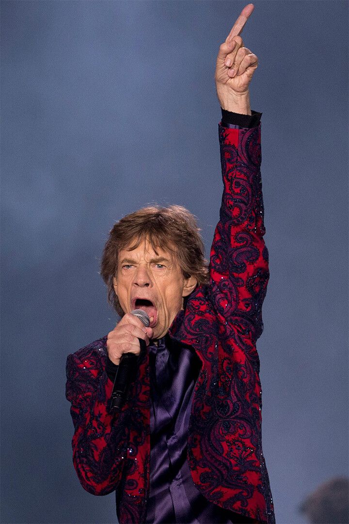 Mick Jagger On Stage Filmmaker And Actor Jigsaw Puzzle