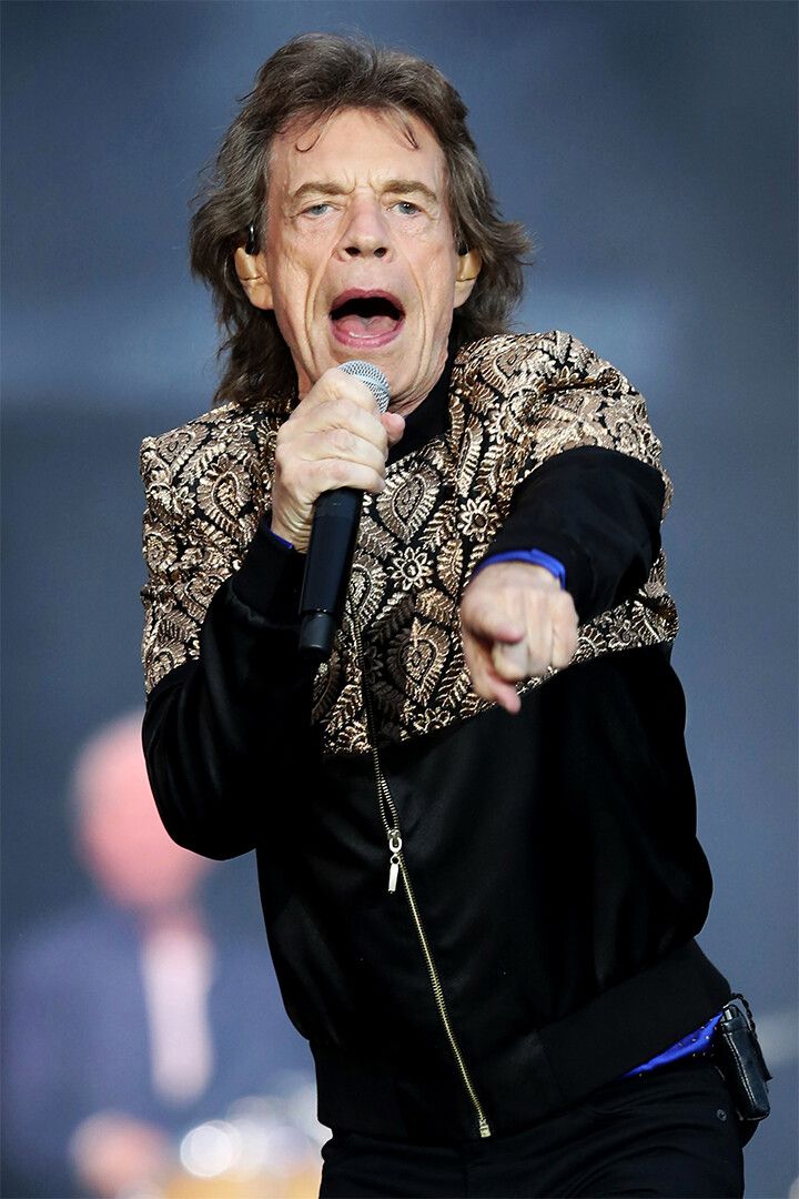 Mick Jagger On Stage Musician Actor Painting Jigsaw Puzzle