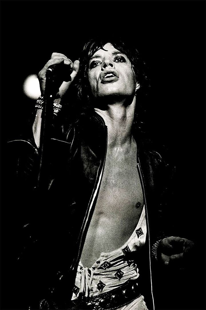 Mick Jagger On Stage Musician Creator Print Jigsaw Puzzle