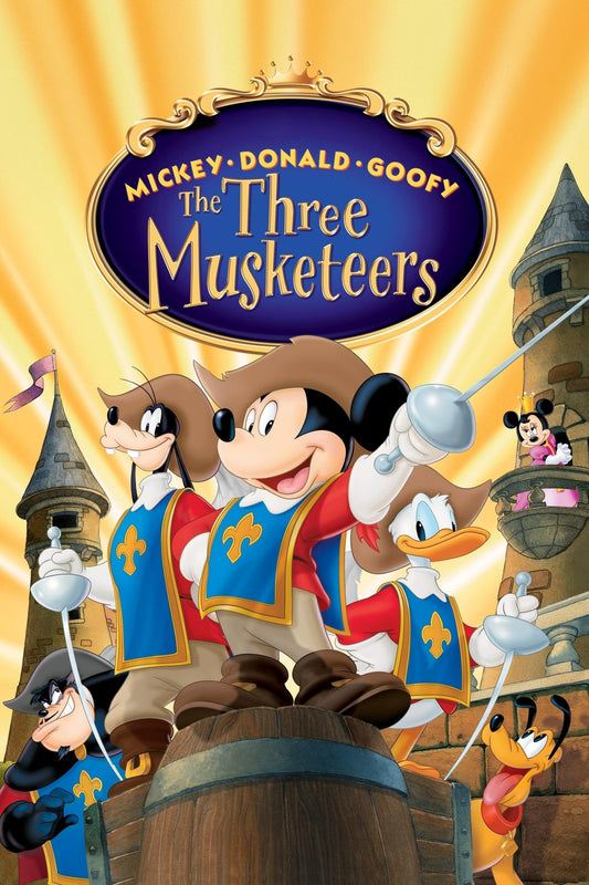 Mickey, Donald, Goofy The Three Musketeers (2004) Movie Magnet