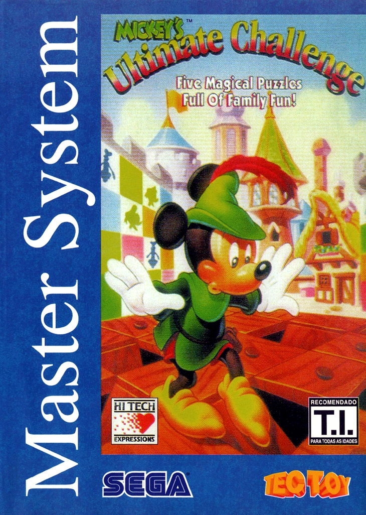 Mickey'S Ultimate Challenge Sega Master System Keychain
