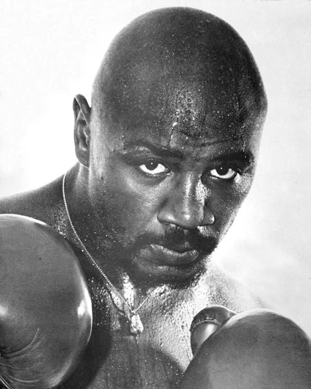 Middleweight Boxer Marvin Hagler Glossy Keychain Boxing Print Portrait Keychain