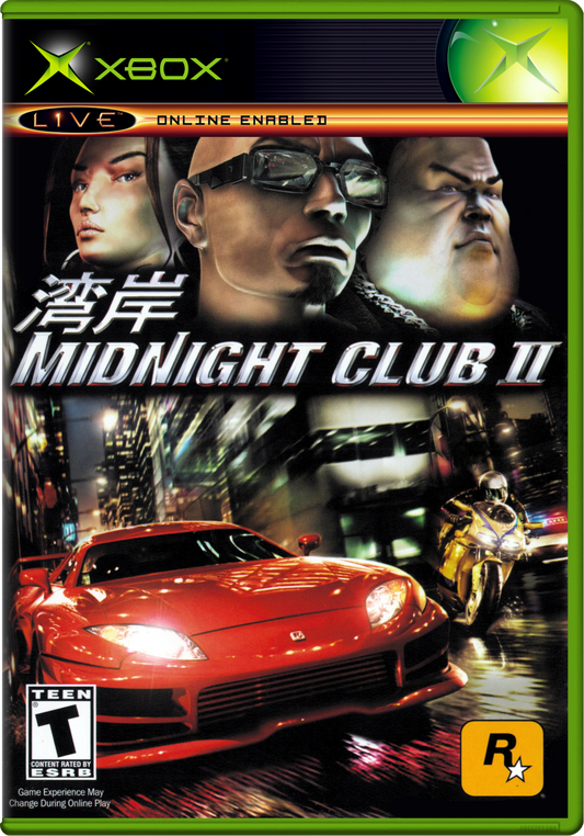 Midnight Club Ii Xbox Print Poster