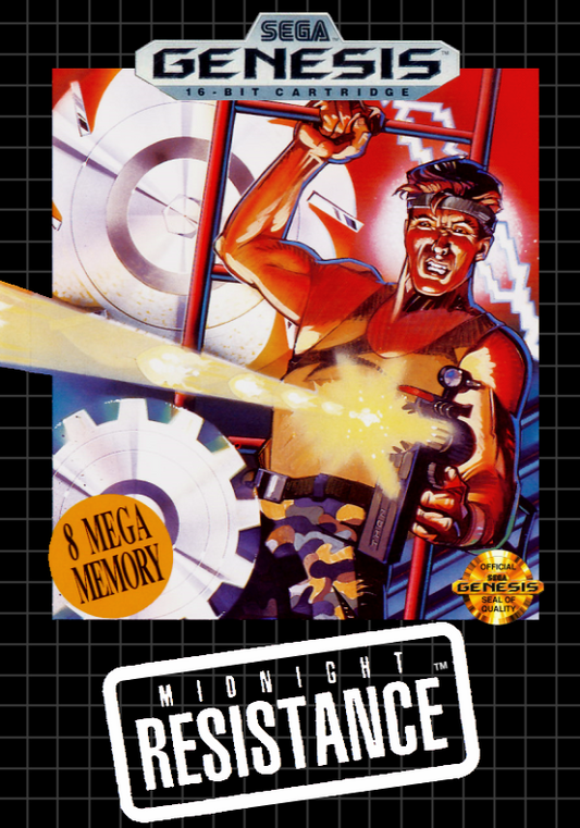 Midnight Resistance (Usa) Genesis Print Poster