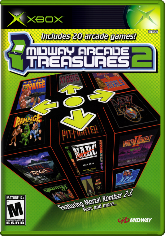 Midway Arcade Treasures 2 (Usa, Europe) Xbox Print Poster