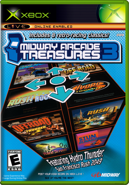 Midway Arcade Treasures 3 (Usa, Europe) Xbox Print Poster