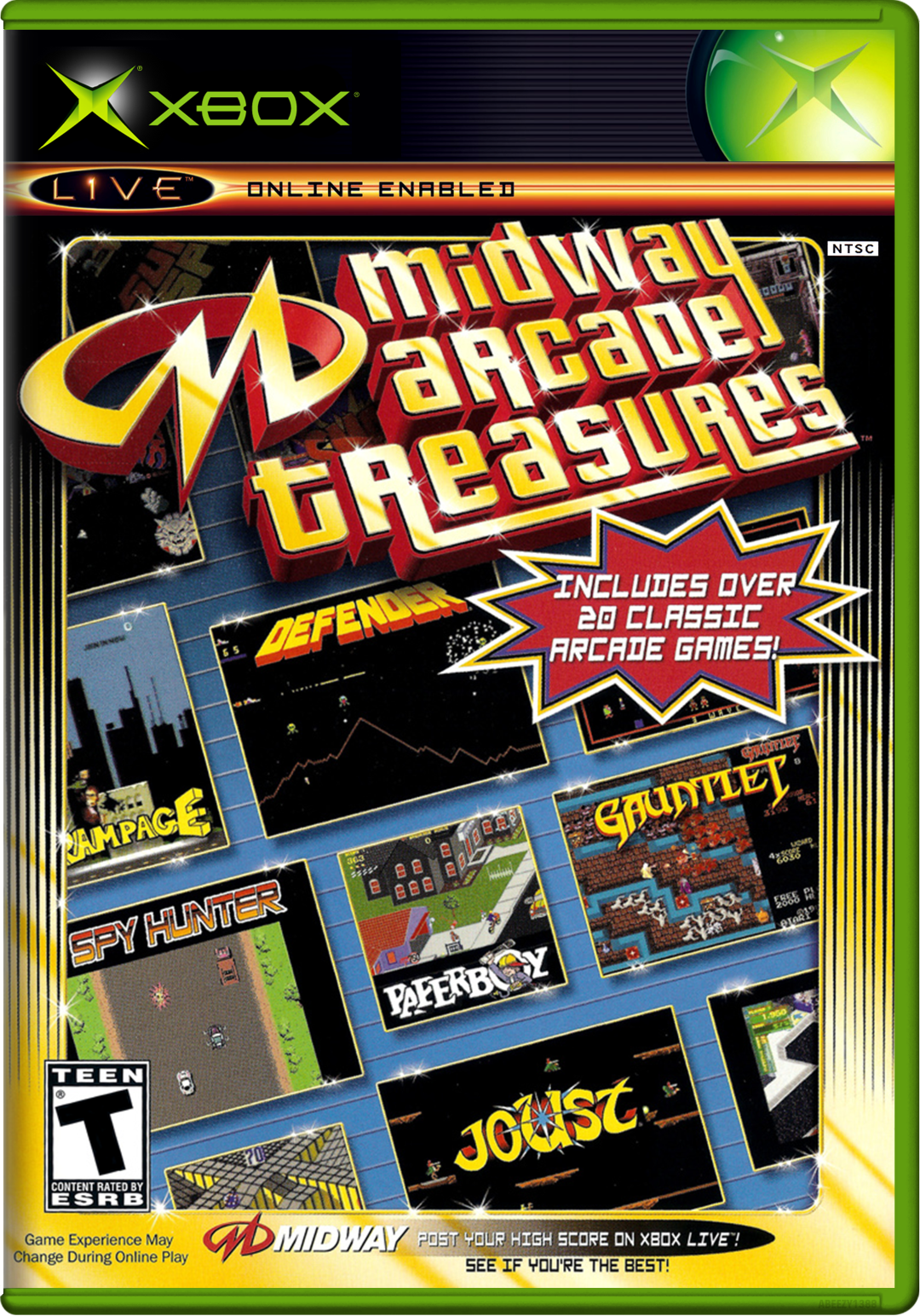 Midway Arcade Treasures (Usa, Europe) Xbox Print Poster