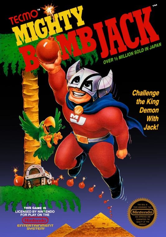 Mighty Bomb Jack (Usa) Nes Print Poster