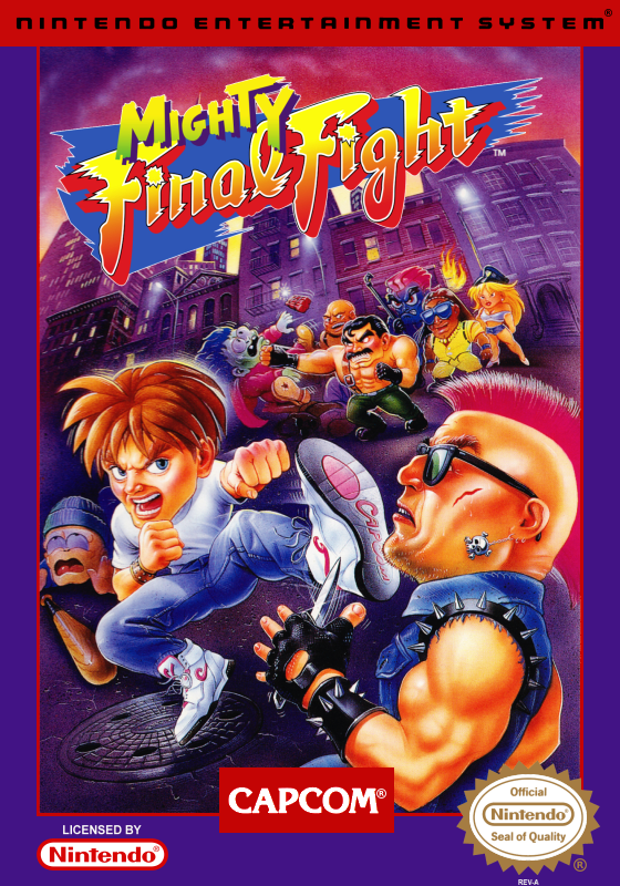Mighty Final Fight (Usa) Nes Print Poster