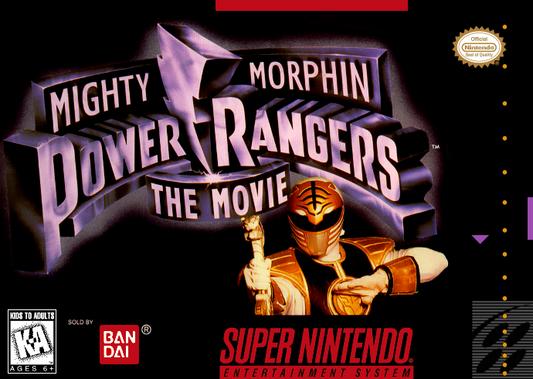 Mighty Morphin Power Rangers The Movie (Usa) Snes Print Poster