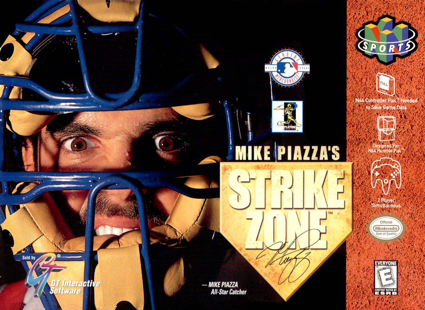 Mike Piazza S Strike Zone N64 Print Poster