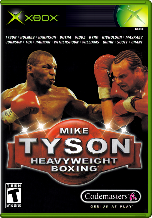 Mike Tyson Heavyweight Boxing Xbox Print Poster