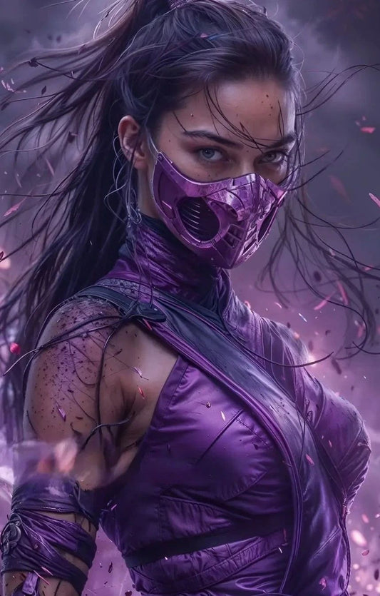 Mileena Comic Cover Keychain