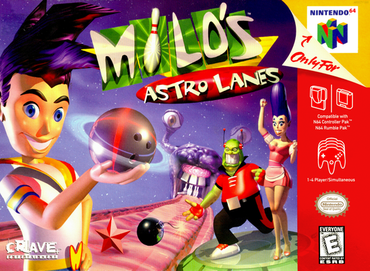 Milo S Astro Lanes N64 Print Poster