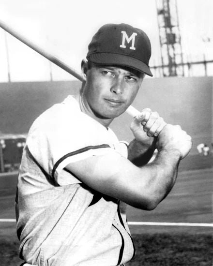 Milwaukee Braves Eddie Mathews Magnet Baseball Print Glossy Magnet Hof 78 2