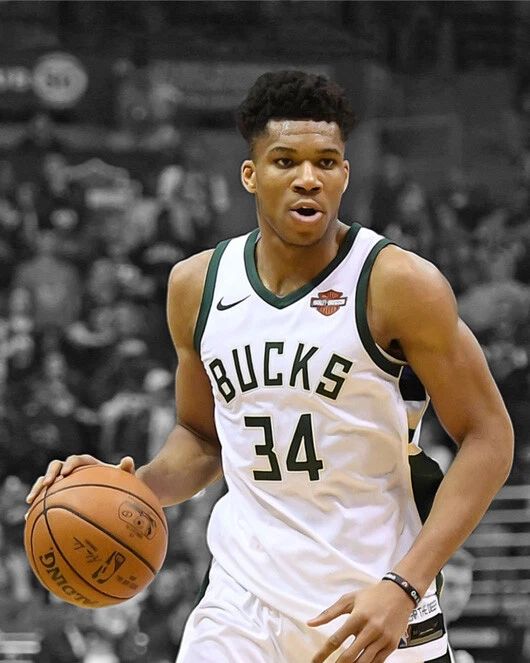 Milwaukee Bucks Giannis Antetokounmpo Glossy Magnet Spotlight Magnet