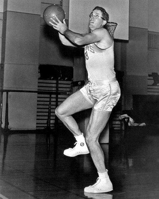 Minneapolis Lakers George Mikan Glossy Keychain Nba Basketball Keychain