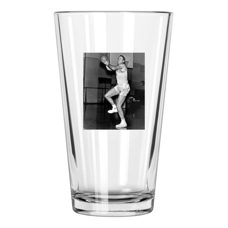 Minneapolis Lakers George Mikan Photo Nba Basketball Pint Beer Drinking Glass