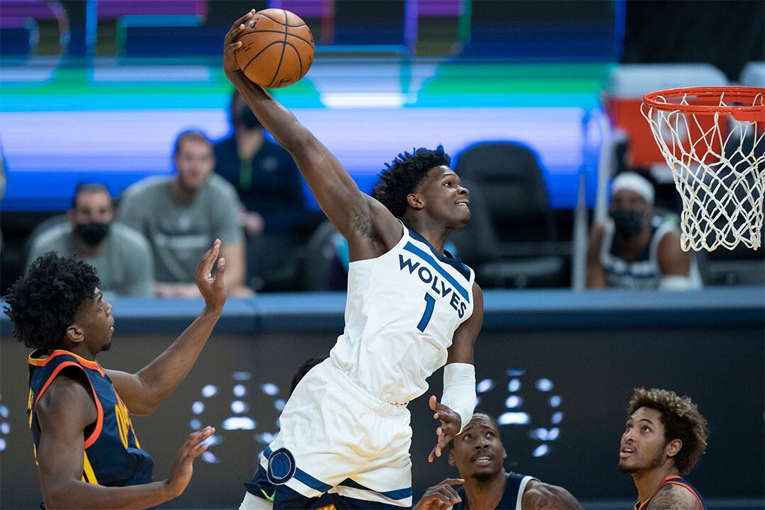 Minnesota Timberwolves Basketball Team Anthony Edwards Jigsaw Puzzle