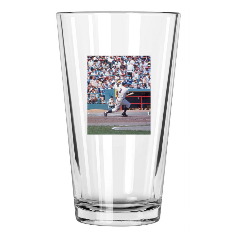 Minnesota Twins Harmon Killebrew Photo Baseball Hof 84 Pint Beer Drinking Glass