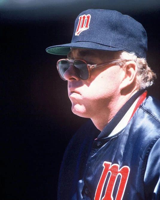 Minnesota Twins Tom Kelly Keychain Baseball Print Glossy Keychain