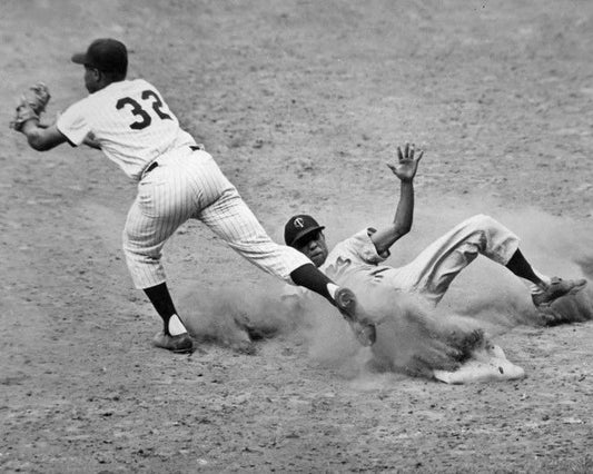 Minnesota Twins Zoilo Versalles And Elston Howard Glossy Photo Poster