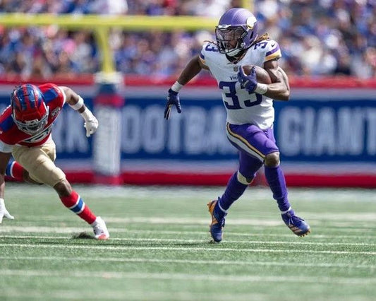 Minnesota Vikings Aaron Jones Glossy Photo Nfl Print Poster