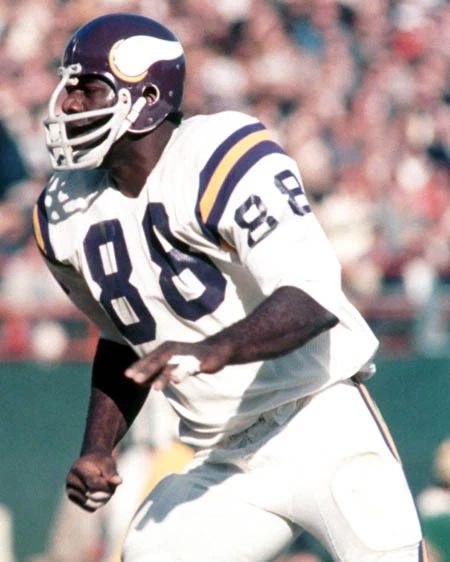 Minnesota Vikings Alan Page Glossy Keychain Nfl Football Print Hof 88