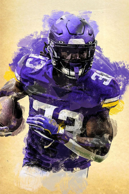 Minnesota Vikings Dalvin Cook American Football Player Jigsaw Puzzle