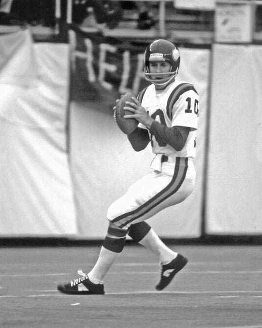 Minnesota Vikings Fran Tarkenton Glossy Photo Nfl Football Print Poster