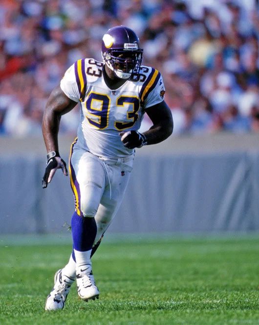 Minnesota Vikings John Randle Glossy Keychain Print Football Keychain Hof 2010 1