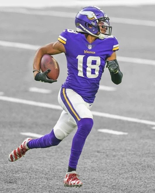 Minnesota Vikings Justin Jefferson Glossy Magnet Print Spotlight Magnet 1
