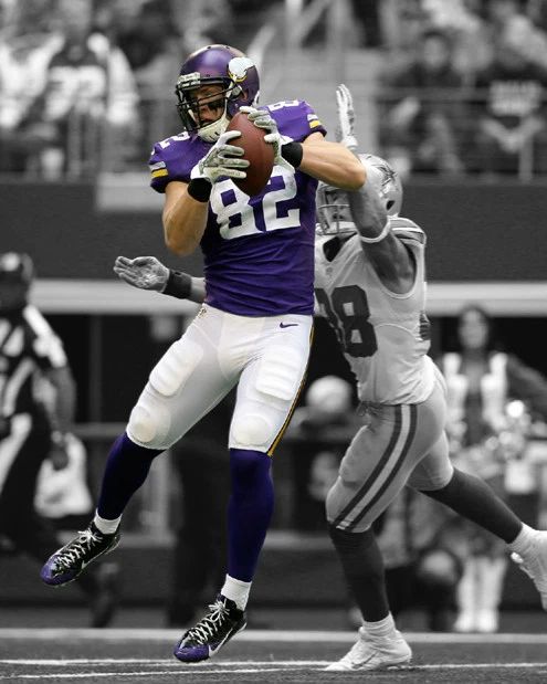 Minnesota Vikings Kyle Rudolph Glossy Keychain Spotlight Keychain
