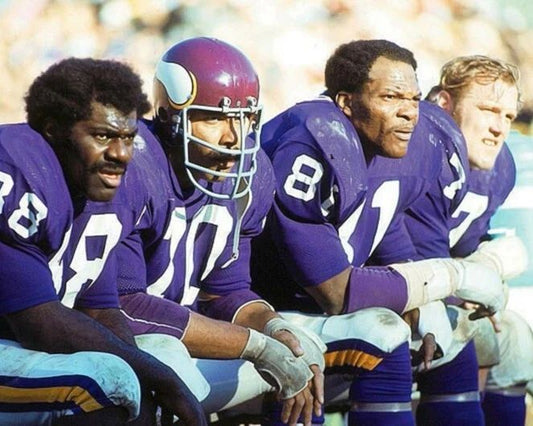 Minnesota Vikings Purple People Eaters Glossy Magnet Allen Page Carl Eller